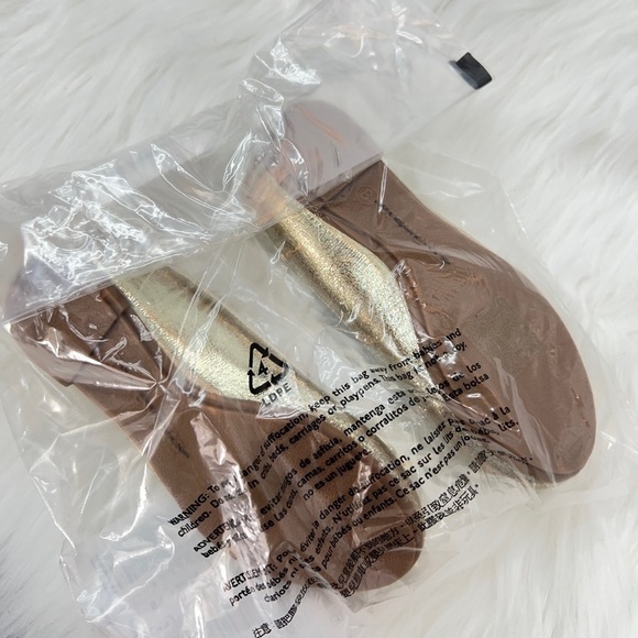 J. Crew Factory Gold Kids Ballet Flats - Picture 3 of 3